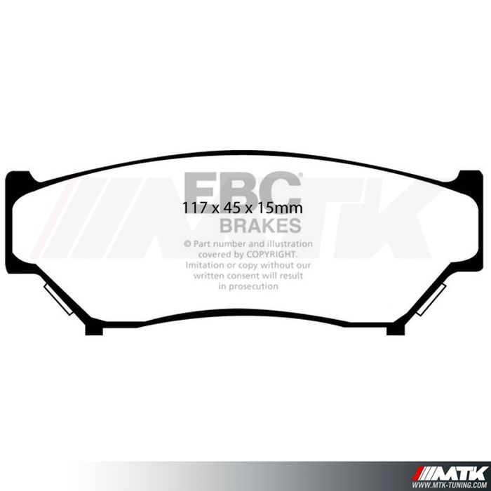 Plaquettes avant EBC Brakes Suzuki Jimny