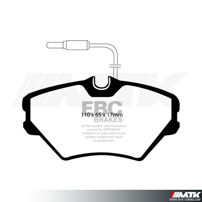 Plaquettes avant EBC Brakes Renault Laguna