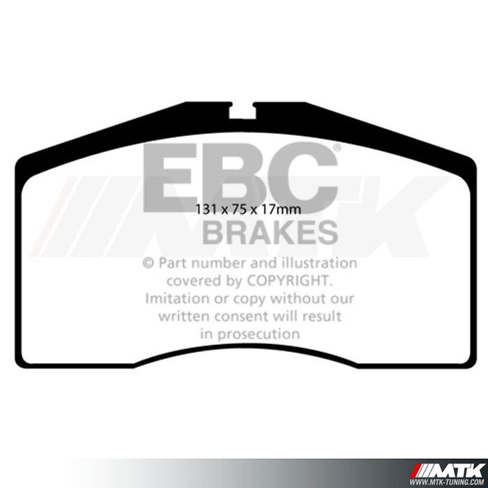 Plaquettes avant EBC Brakes Porsche 911 type 993