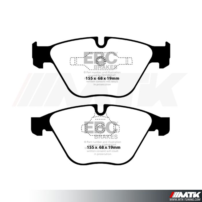 Plaquettes avant EBC Brakes Bmw Serie 3 E90