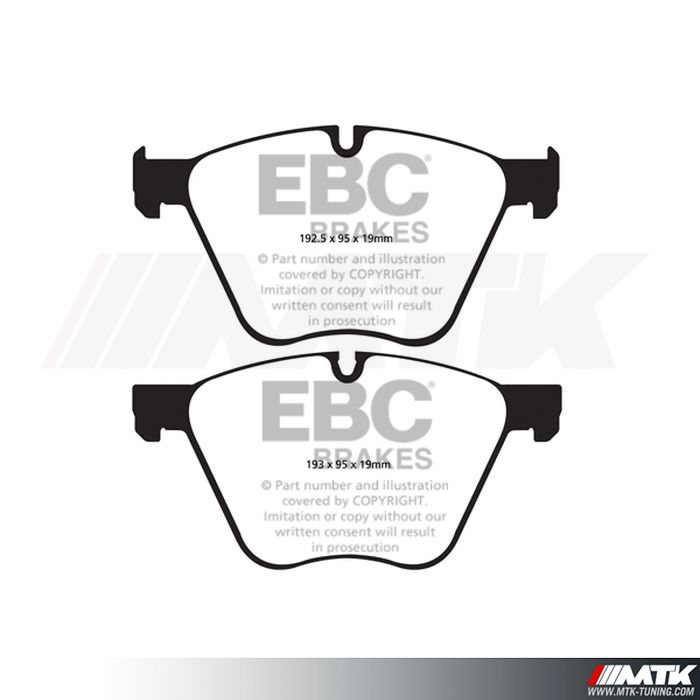 Plaquettes avant EBC Brakes Bmw Serie 7 F01 - F02 - F04