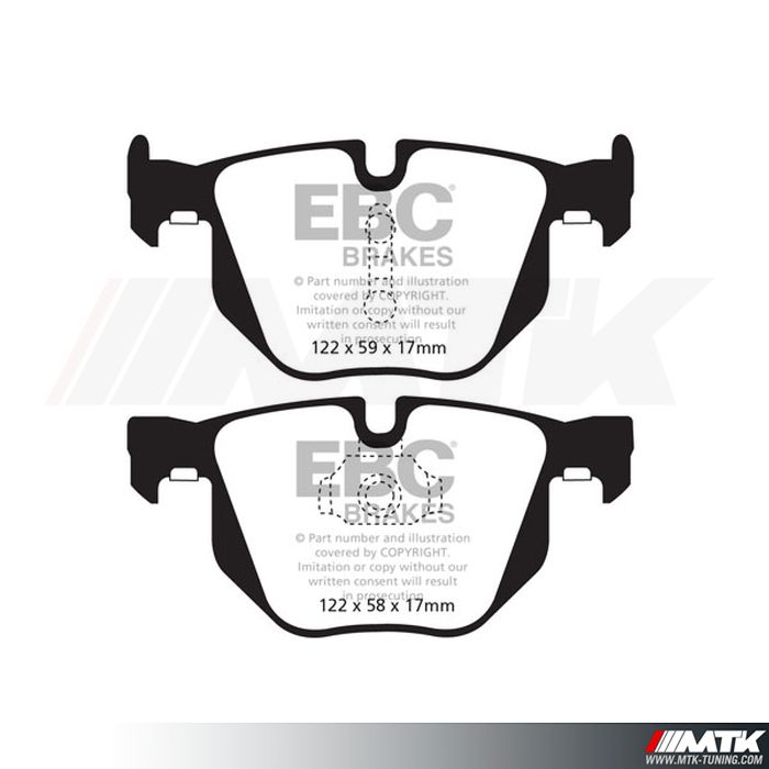 Plaquettes arrière EBC Brakes Bmw X5 E70