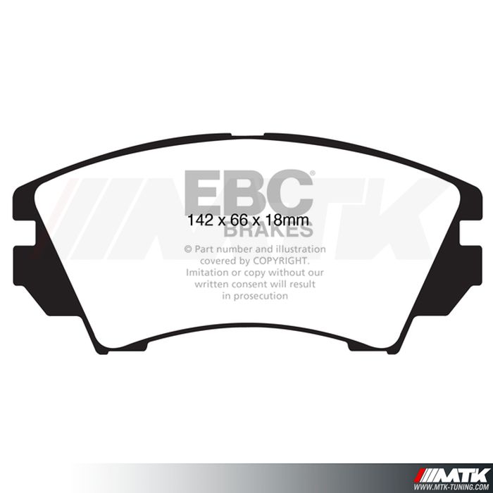 Plaquettes avant EBC Brakes Opel Cascada