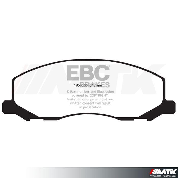 Plaquettes avant EBC Brakes Opel Insignia