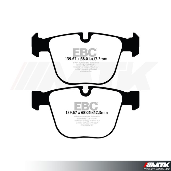 Plaquettes arrière EBC Brakes Bmw Serie 7 F01 - F02