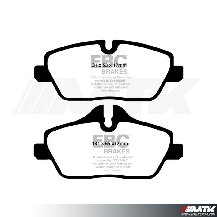 Plaquettes avant EBC Brakes Mini Mini R56 - R57