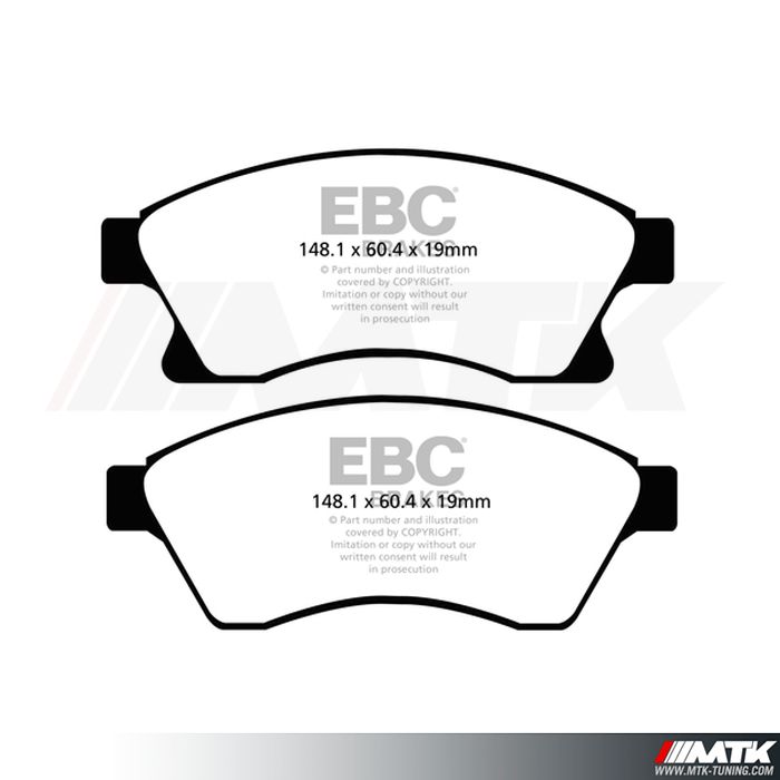 Plaquettes avant EBC Brakes Opel Astra J