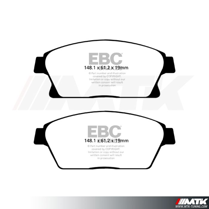 Plaquettes avant EBC Brakes Opel Mokka X