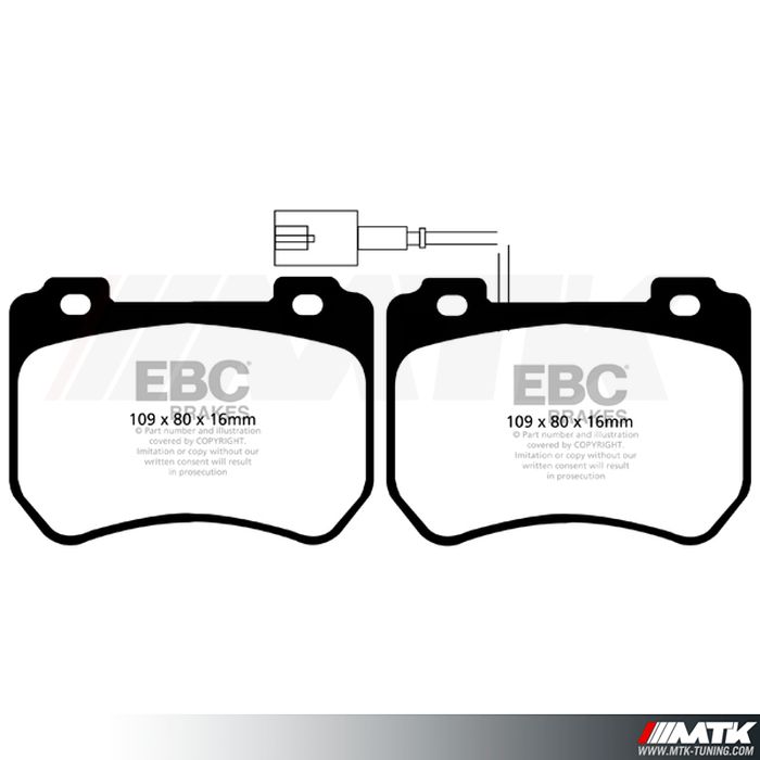 Plaquettes avant EBC Brakes Alfa Romeo Brera