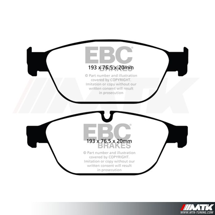 Plaquettes avant EBC Brakes Audi SQ5 8R