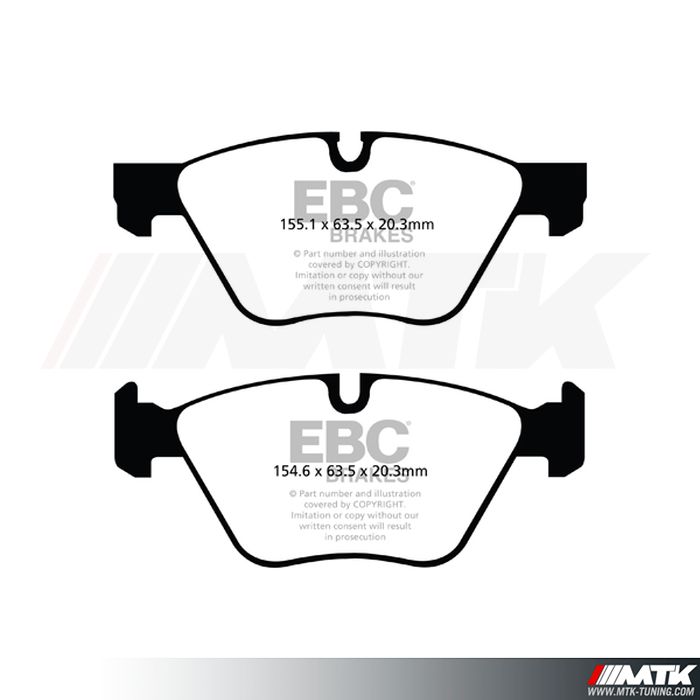 Plaquettes avant EBC Brakes Bmw Serie 5 F10 - F11