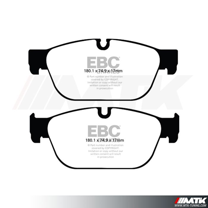 Plaquettes avant EBC Brakes Peugeot 508