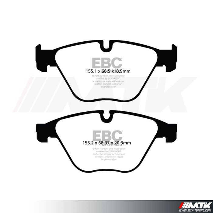 Plaquettes avant EBC Brakes Bmw Serie 5 F10 - F11