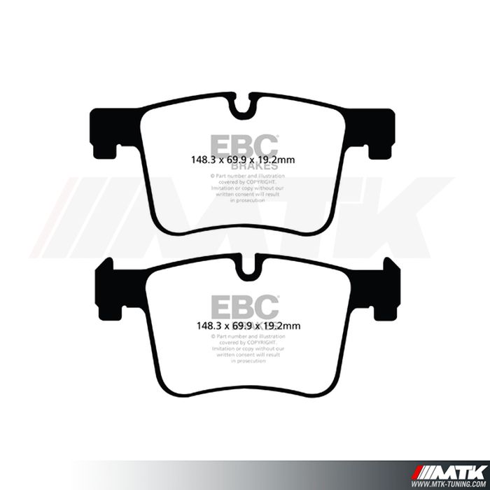 Plaquettes avant EBC Brakes Bmw Serie 4 F32 - F33 - F34