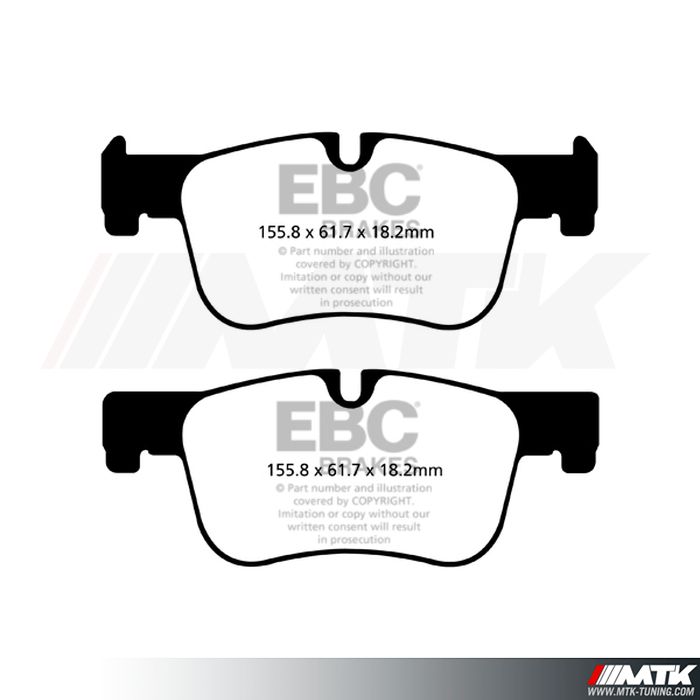 Plaquettes avant EBC Brakes Bmw Serie 1 F20 - F21