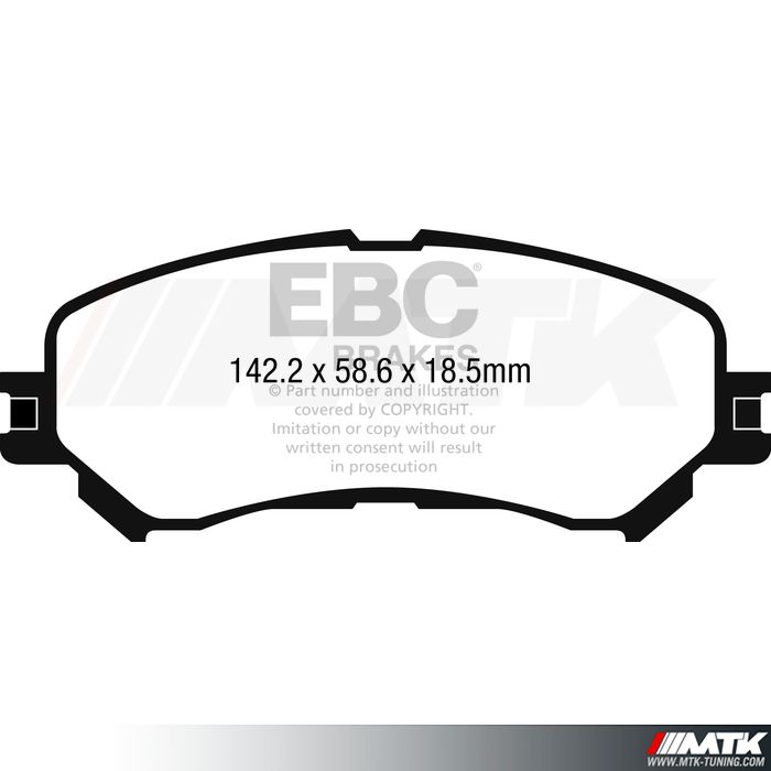 Plaquettes avant EBC Brakes Renault Espace 5