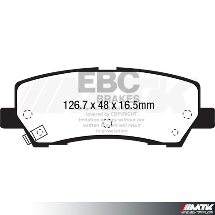 Plaquettes arrière EBC Brakes Ford Mustang 6