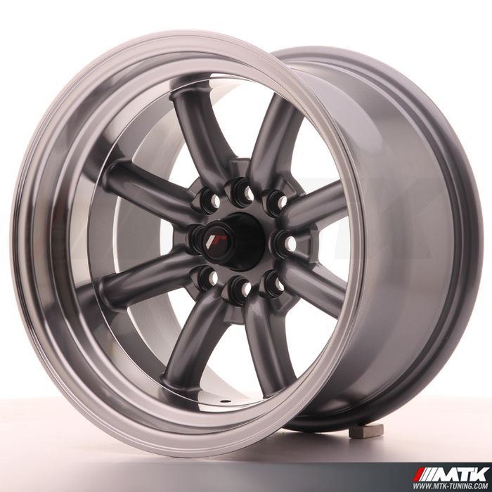 Jante Japan Racing JR19 Gun metal 15X9 ET-13