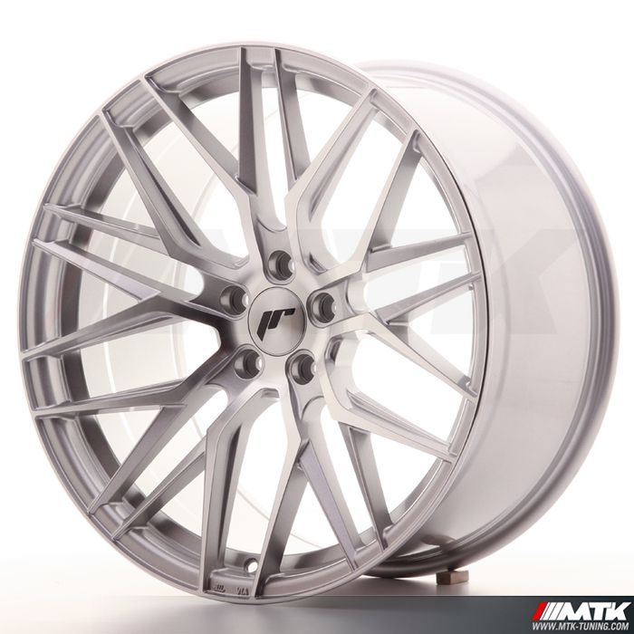 Japan Racing JR28 20x10 ET40 Machined Face Silver