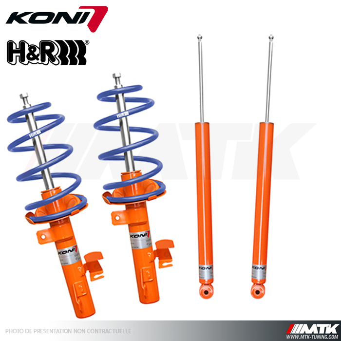 Kit amortisseurs Koni STR T / ressorts H&R Citroen Saxo Vts