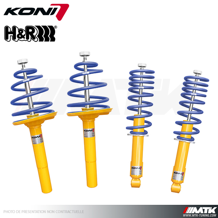 Kit amortisseurs Koni Sport / ressorts H&R Seat Altea 5P