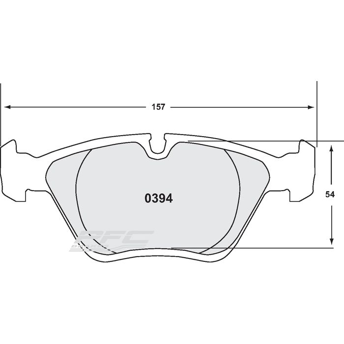 Plaquettes Avant PFC 11 BMW serie 5 E34