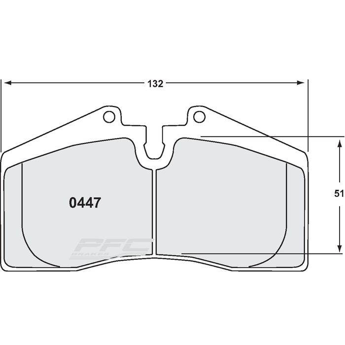 Plaquette Avant PFC Z rated Porsche 911 type 964