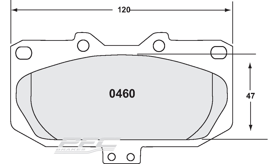 Plaquettes Avant PFC 11 Subaru Impreza GT - WRX