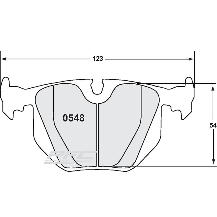 Plaquettes Arrière PFC 11 BMW M3 E46