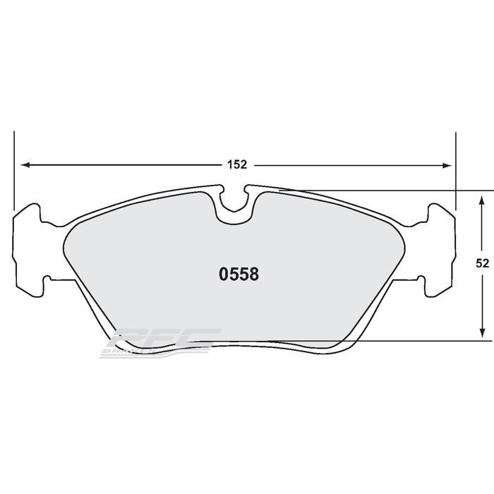 Plaquettes Avant PFC 11 BMW serie 3 E46