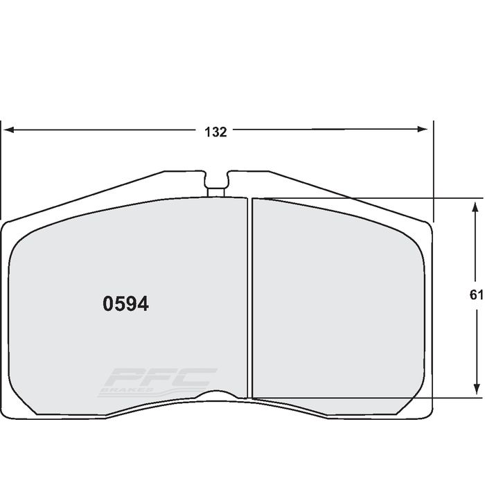 Plaquettes Avant PFC 11 Porsche 964 3.3/3.6 Turbo/Turbo S