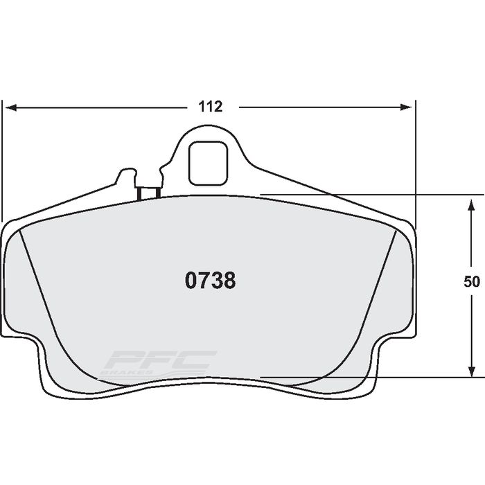 Plaquettes Arrière PFC 11 Porsche 996 3.4 C & 3.6