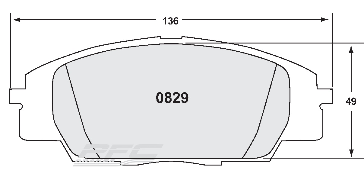 Plaquettes Avant PFC 11 Honda Civic Type R EP3 FN2