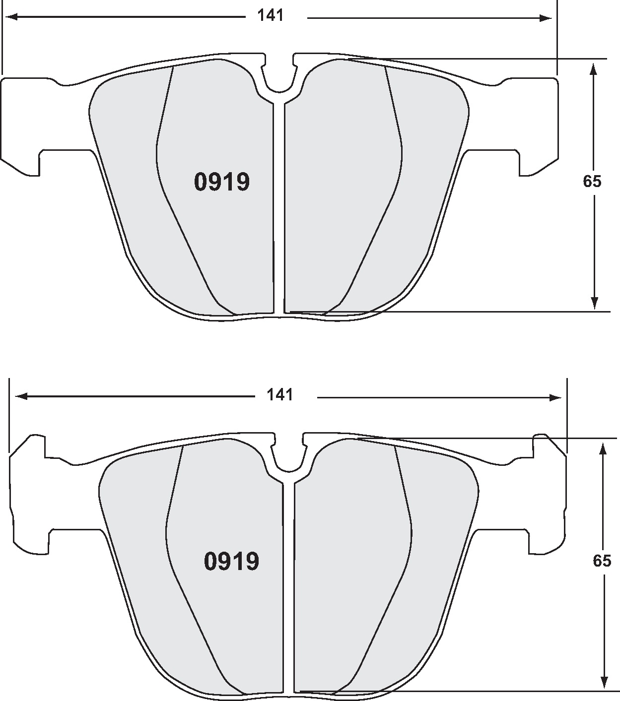 Plaquettes Arrière PFC 11 BMW M3 E92