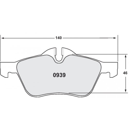 Plaquettes Avant PFC 11 Mini Cooper / Cooper S