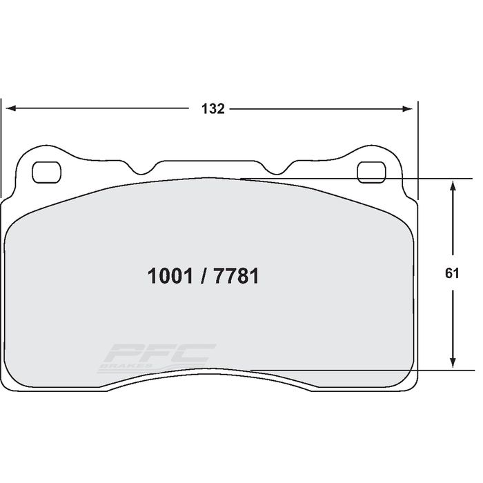 Plaquette Avant PFC Z rated 1001.11