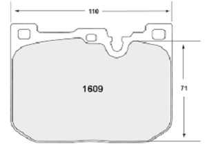 Plaquettes Avant PFC 11 BMW serie 3 F30 - F31 - F34