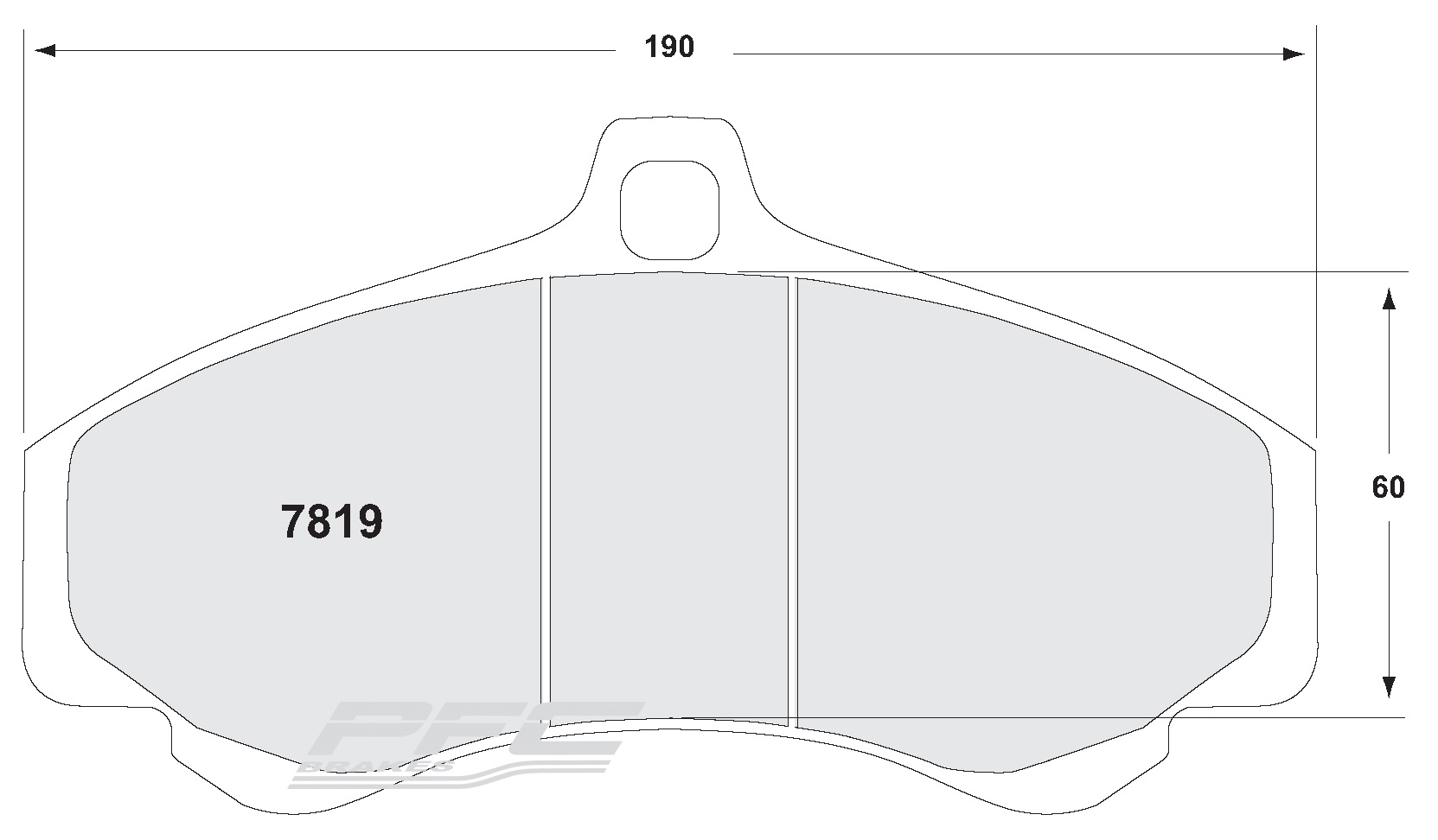 Plaquettes Avant PFC 11 Porsche 996 GT2