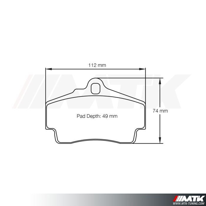 Plaquettes Racing Pagid Bleu RS 2406