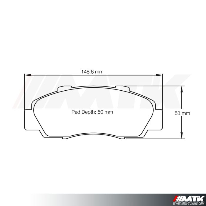 Plaquettes Racing Pagid Jaune RSL29 2623