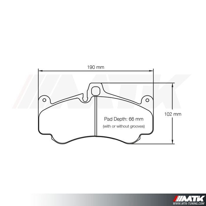 Plaquettes Racing Pagid RSC1 2707