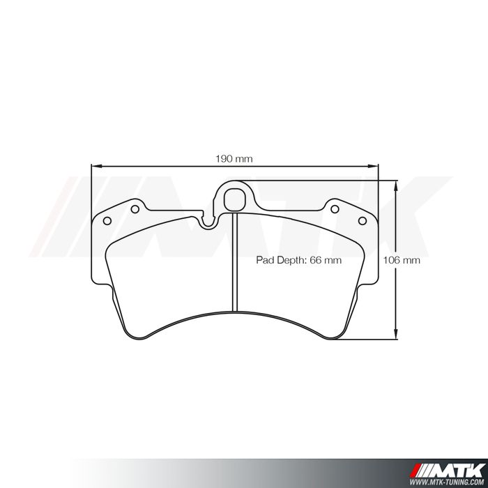 Plaquettes Racing Pagid Jaune RSL29 2845