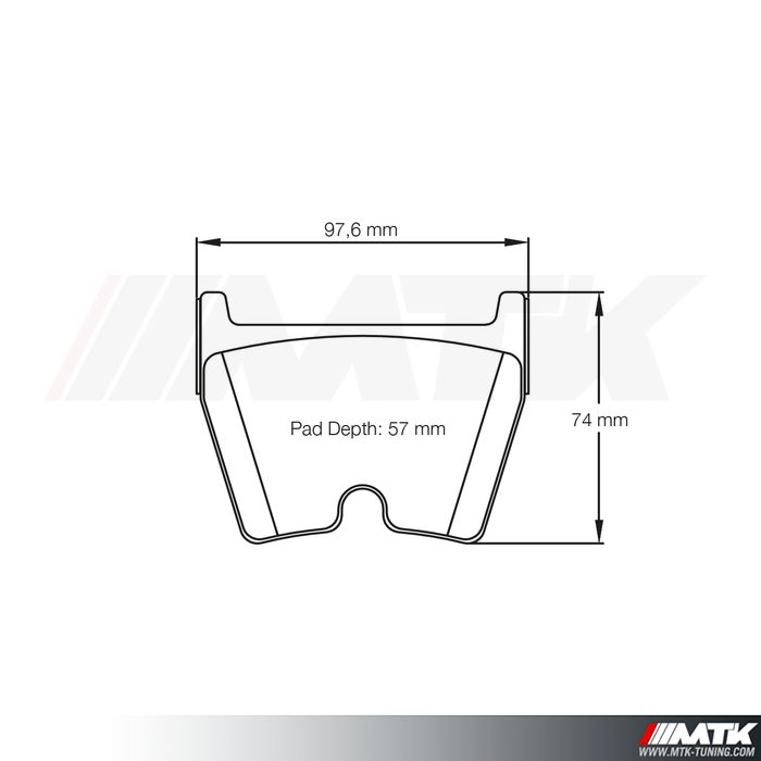 Plaquettes Racing Pagid Jaune RSL 2931