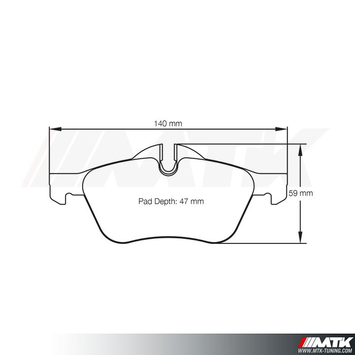 Plaquettes Racing Pagid Jaune RSL29 2959