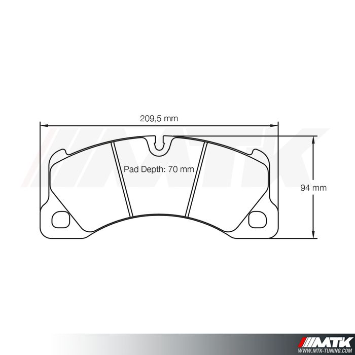 Plaquettes Racing Pagid Jaune RSL29 4917