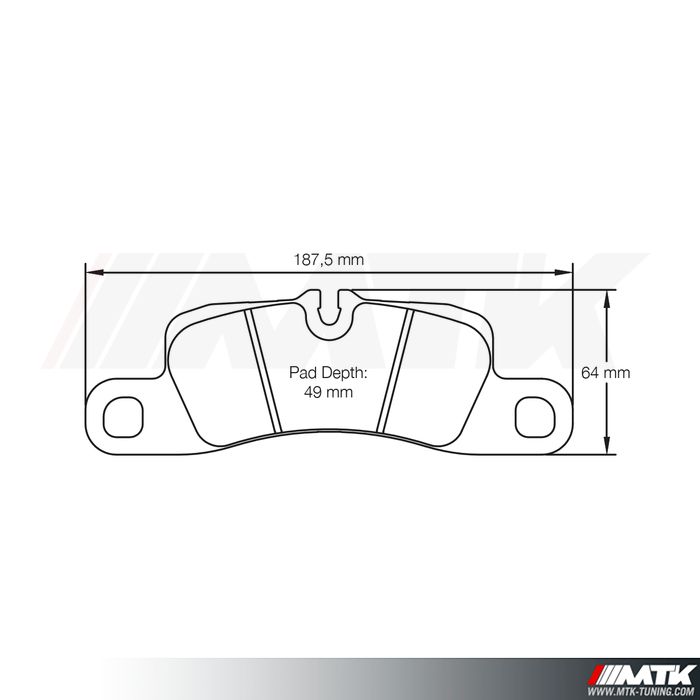 Plaquettes Racing Pagid Jaune RSL29 4918