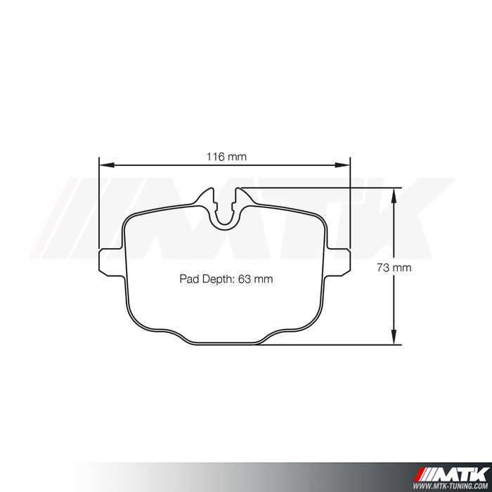 Plaquettes Racing Pagid Jaune RSL29 4932