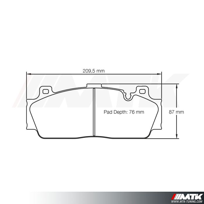 Plaquettes Racing Pagid Jaune RSL29 4934