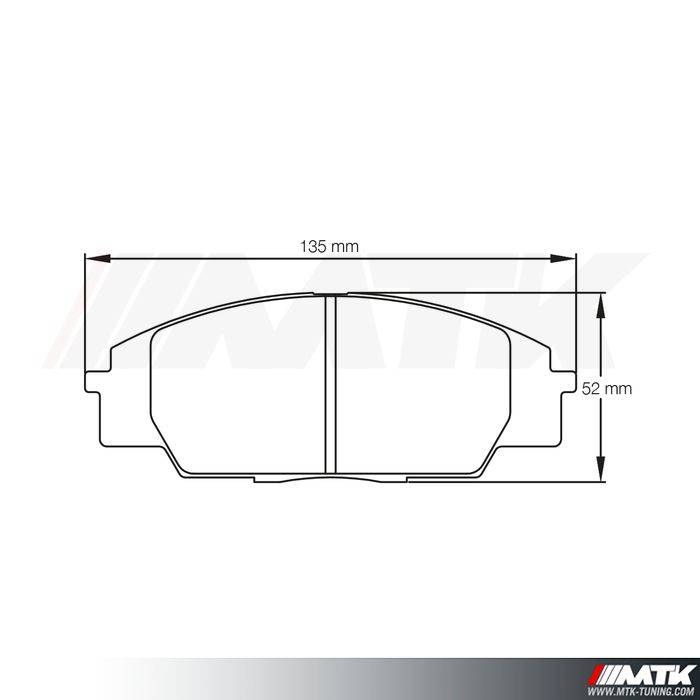 Plaquettes Racing Pagid Jaune RSL29 8010