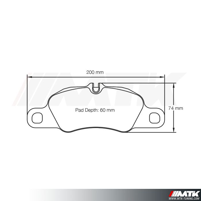 Plaquettes Racing Pagid Jaune RSL 8074